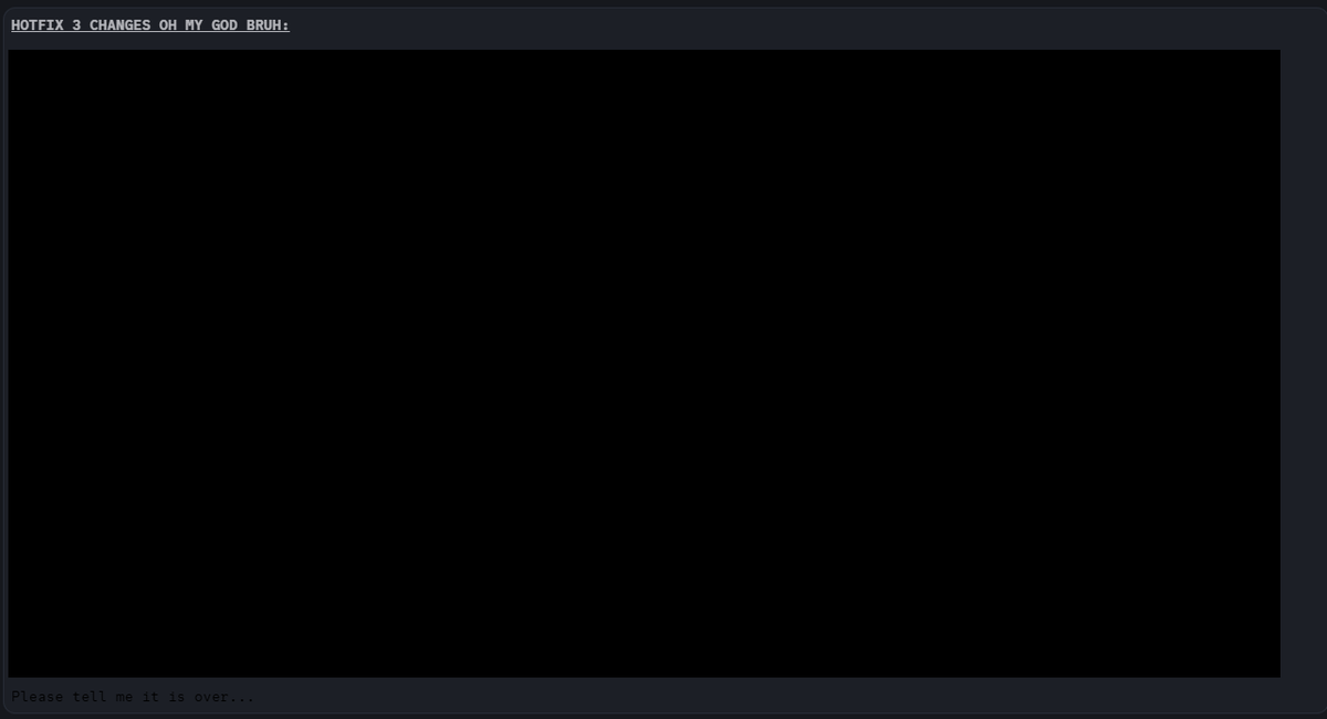 RoguesweeperDev's tweet photo. "also for those wondering how is hotfix 3 going, here is the changelog compared to that message." -melaket

seems like progress is going well... #roguesweeper https://t.co/4KyX5fX7Mq