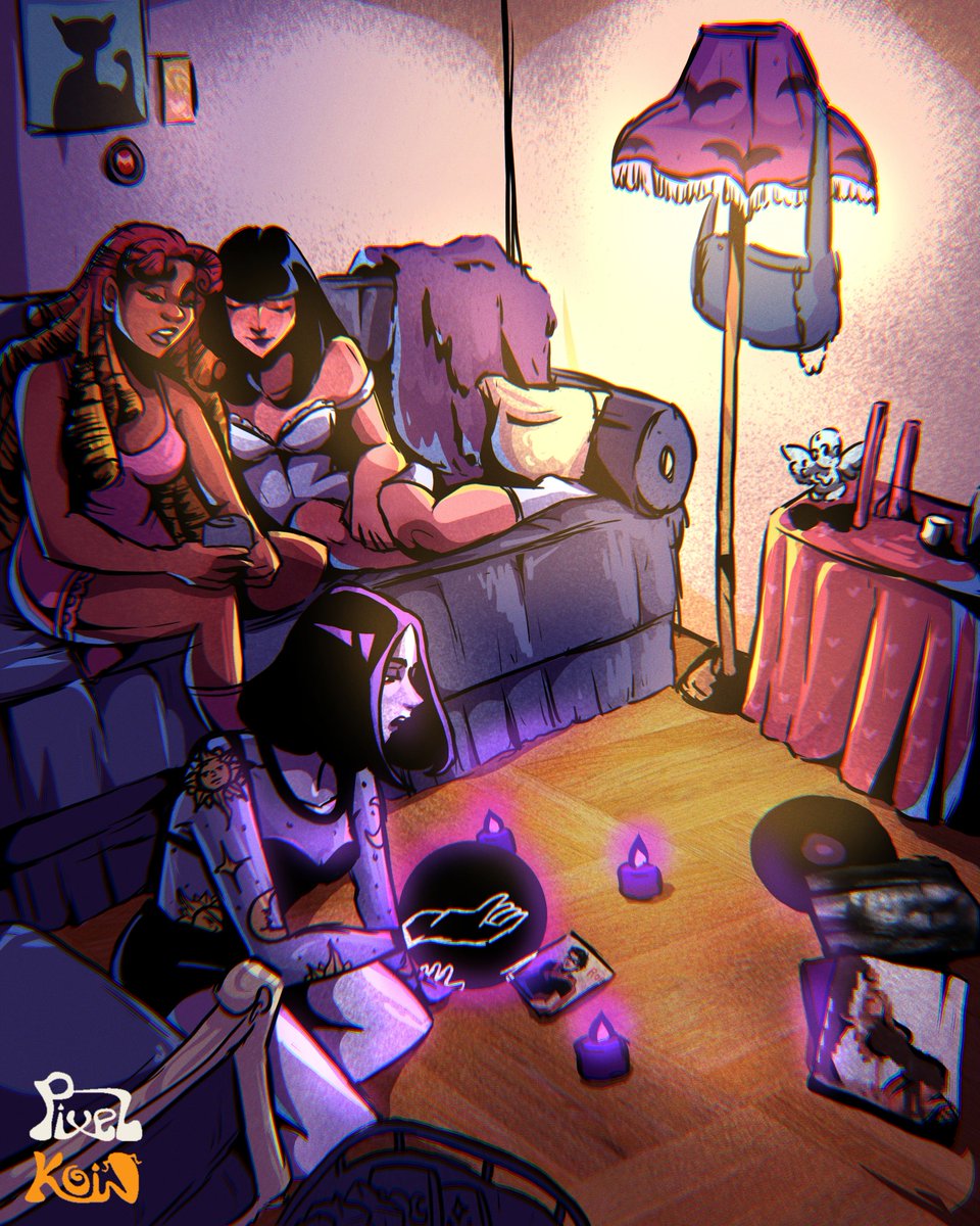 PixelKoii's tweet photo. Las chicas de DC #dibujodigital https://t.co/6SAd4wBSyp