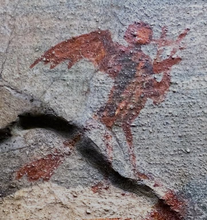 nissnickmich's tweet photo. Odiseo y las sirenas. Fresco pompeyano, siglo I d.C. #arte #pintura #ulises #odiseo #sirenas #odisea #curiosidades #pompeya #7ago https://t.co/YhTrsv5Wv4