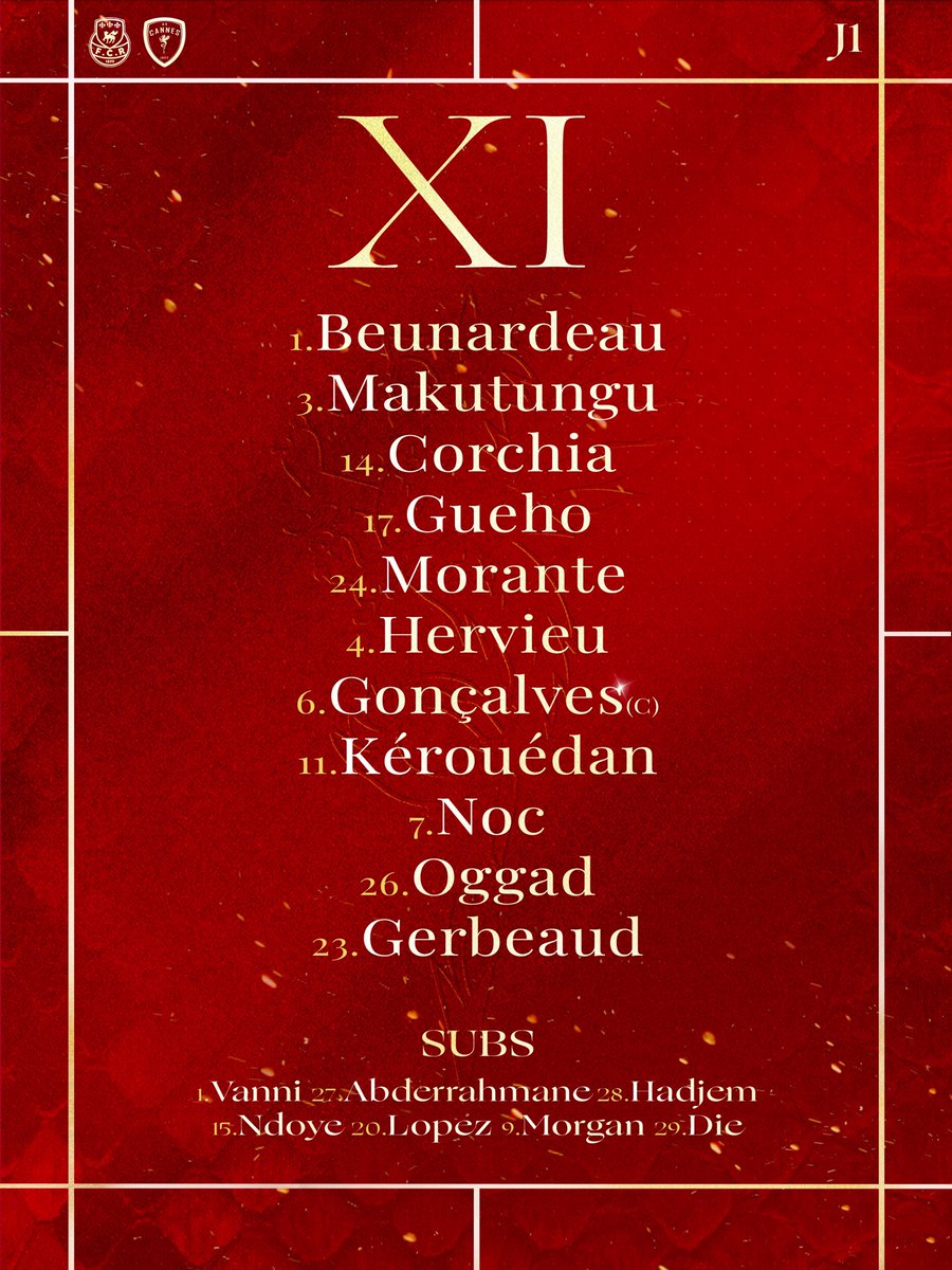 Bewww_Foot's tweet photo. 🚨LE XI DE L’AS CANNES POUR AFFRONTER LE FC ROUEN ! 🤍❤️
(@ASCannes1902) #FCRASC https://t.co/H232Di6n1B