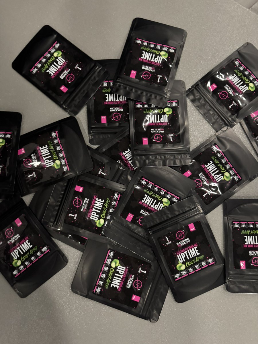 wehackhealth's tweet photo. Electrolytes for the humans #stayhyrdated folks ✌️💪 #defcon34 #biohackingvillage https://t.co/UeJkyNwAxy