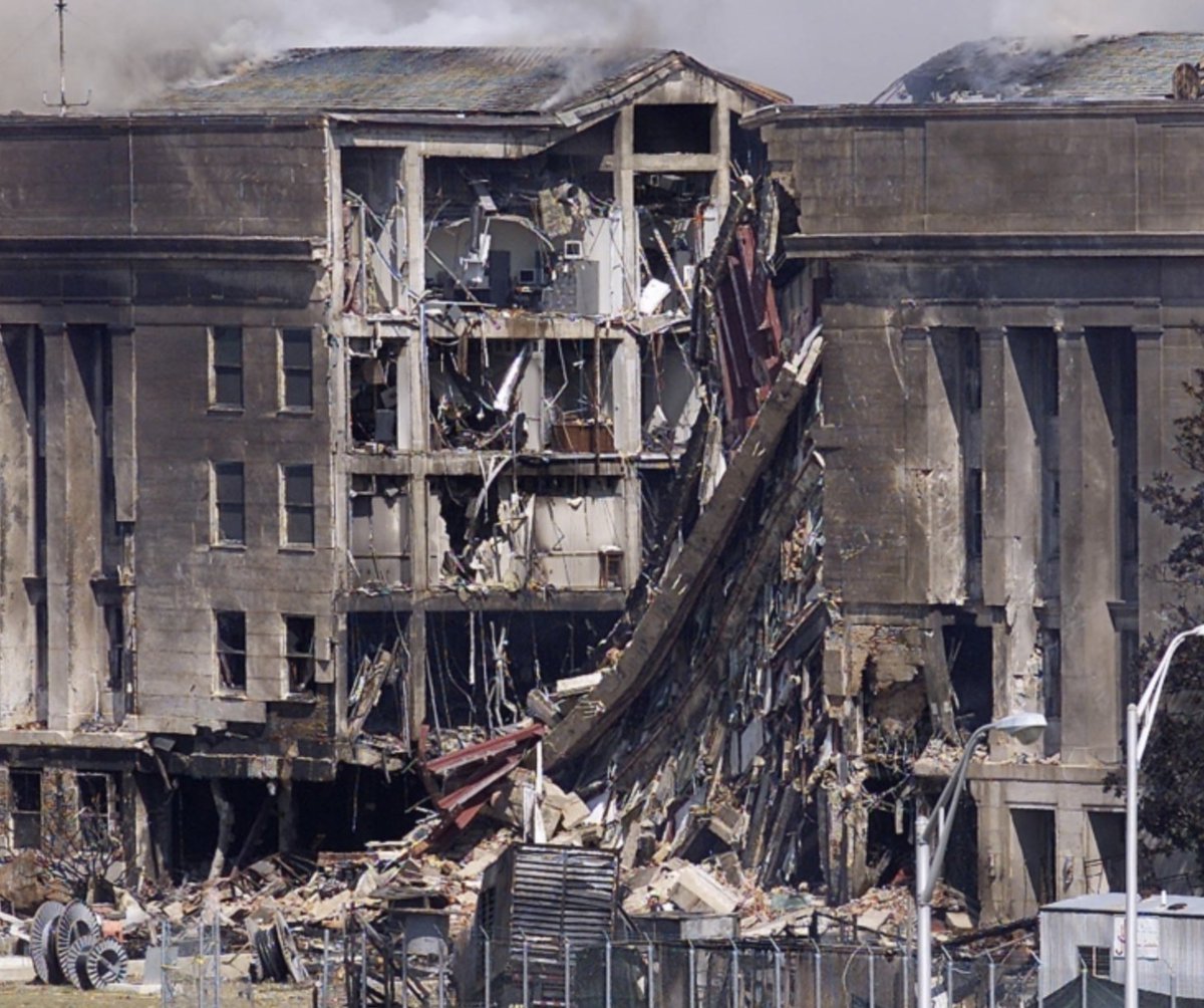dukleo1's tweet photo. @canadagirl419 @DistillSocial So here's the thing, on September 11, two planes crash into the towers, and  miracle the terrorists' passports come out intact from the explosion. But the plane that hit the Pentagon, that one just vaporizes on impact. Does that sound consistent to you?" https://t.co/ON4FGLNT63