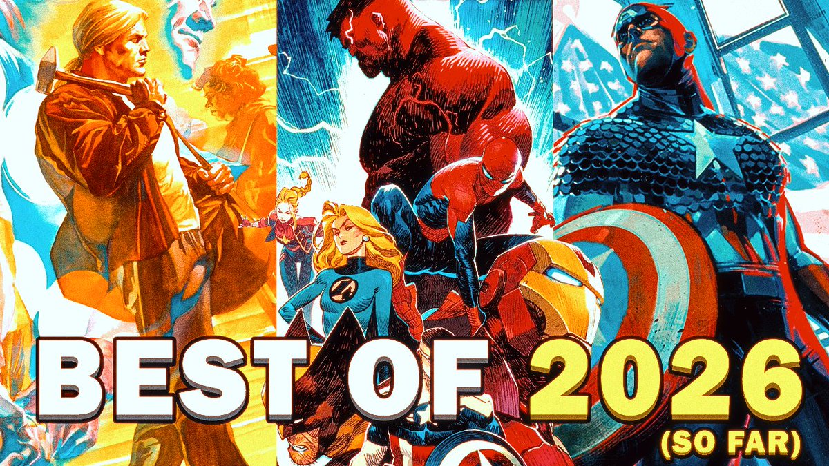 The_Mythic_'s tweet photo. Want to get into Marvel Comics in 2026 but don’t know where to start?
I picked 3 comics worth checking out:
Captain America, Avengers: Armageddon, and Immortal Thor / Mortal Thor.
https://t.co/PHNdnfl1Ad
#MarvelComics #Marvel #ComicBooks #Comics #Comics2026 #MortalThor https://t.co/rPkeJhMg8o