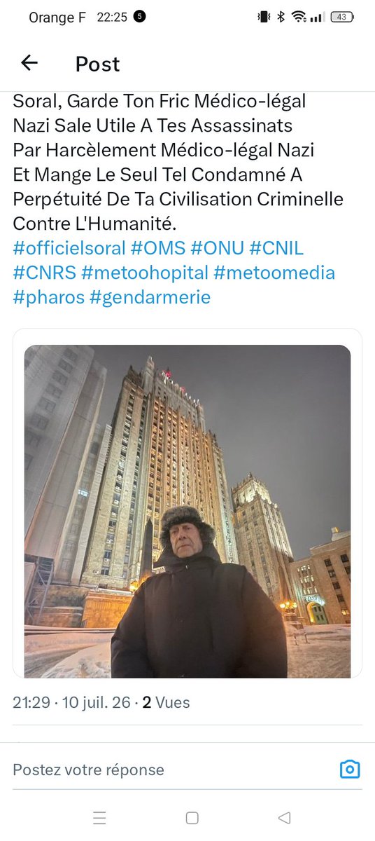 NowanForNoone's tweet photo. Mon Domicile N'Est Pas Un Bureau Politique, Ni Un Cimetière Ni Une Bibliothèque. Vous Avez Corrompu Le Droit D'Accès Et Rectification Ordinaire Réduit A Monopole Unilateral Chariatic Professional Kidnaper Euthanasier Acquis A Disposition NewFatwaFashionDeal.
#officielsoral https://t.co/2ZWBPIZqED
