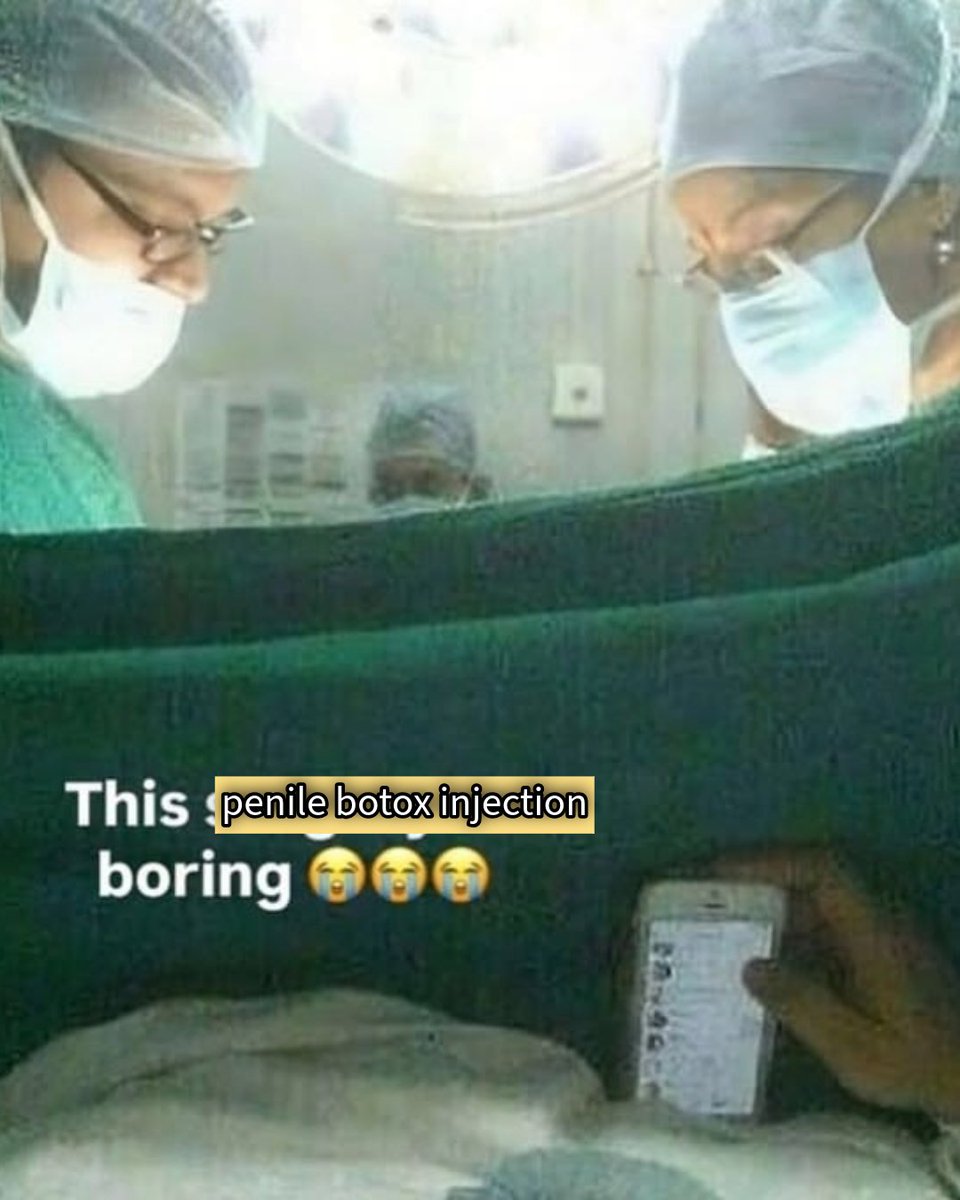 WildmenPodcast's tweet photo. brb live streaming my 🍆  injection surgery https://t.co/YAp7jv5U7f