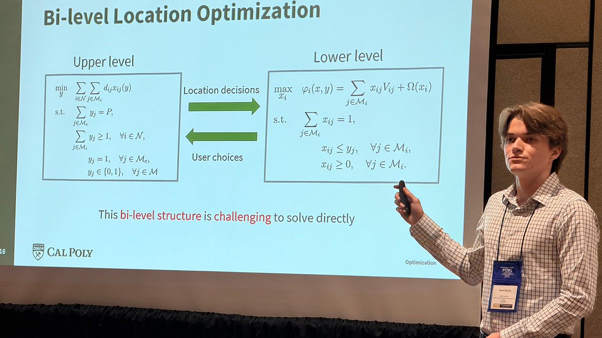 CalPolyCENG's tweet photo. IME professor Zhiyuan Wei is using mobility data and optimization models to study how people access health care. His recent work includes a student co-authored publication, NSF support and a College of Engineering scholar award.

Read more:

https://t.co/UFBVDY3BAc https://t.co/dgleymvOUq