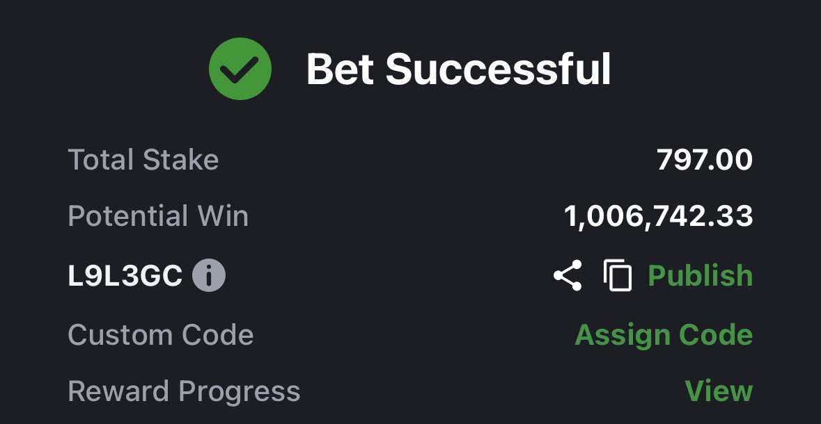 lordshipszn's tweet photo. 630 Odds
All Midnight🫩
Wake up a Millionaire🏆 https://t.co/aZPoKsWoE7