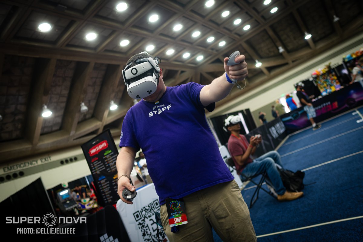 SuperSmashCon's tweet photo. Attendees, have you tried the VR Zone?

Check it out by the main entrance 👏

#Supernova2026 https://t.co/8xPKK8iR1L