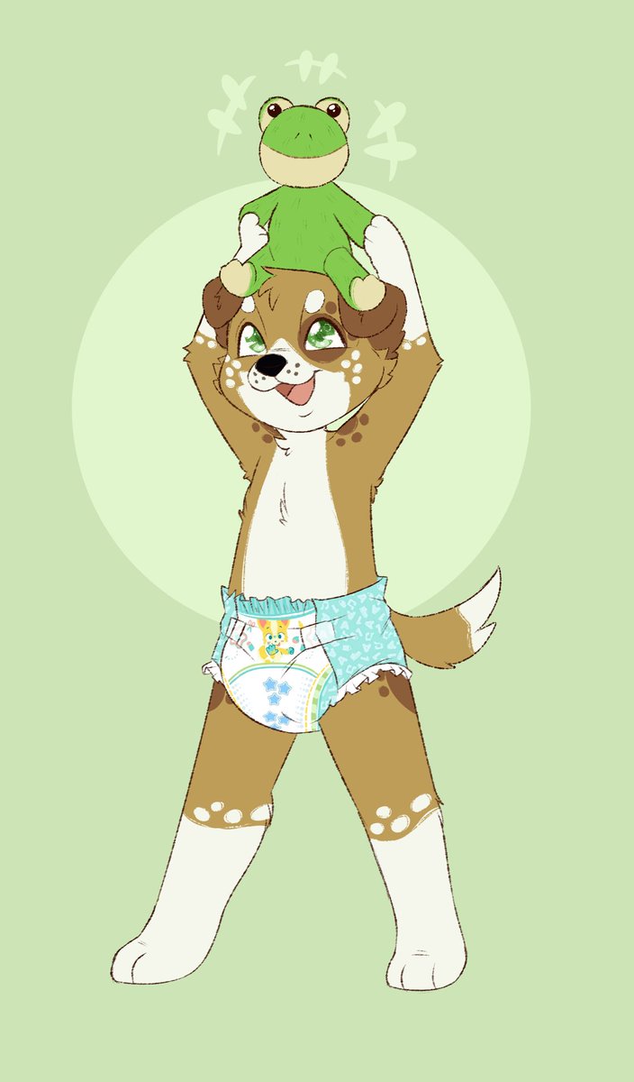 wittleweasel's tweet photo. Stuffie YCH for @froggypuppyy 🐸🐶 https://t.co/iWIT2zILBV