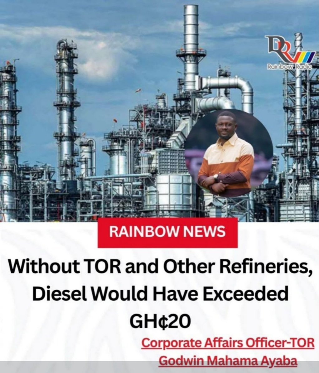 abdul_haq02's tweet photo. TORโs Tema Oil Refinery Ltd. comeback is timely, and this is a fact many must know.
#TORIsBack
#TORReset
#GhanaEnergy
#EnergySecurity https://t.co/2XXQHgezE0