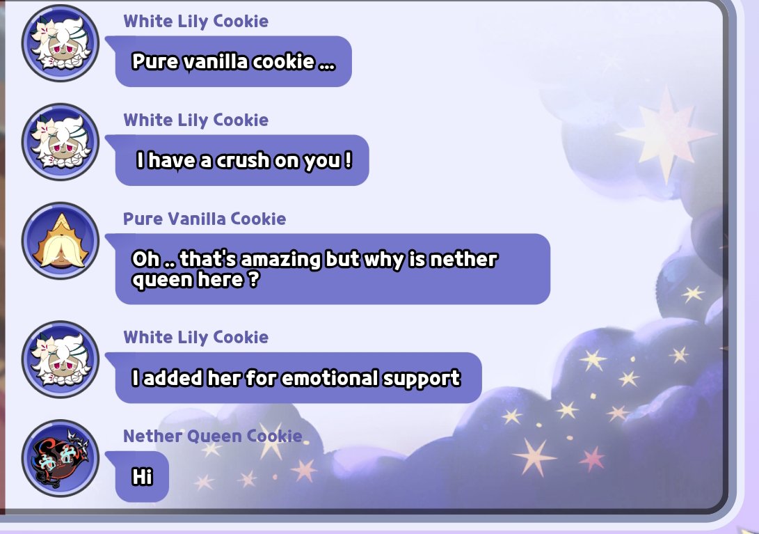 purelily_DY's tweet photo. Leaked #purelily chat from next update https://t.co/pdcY8q1InW