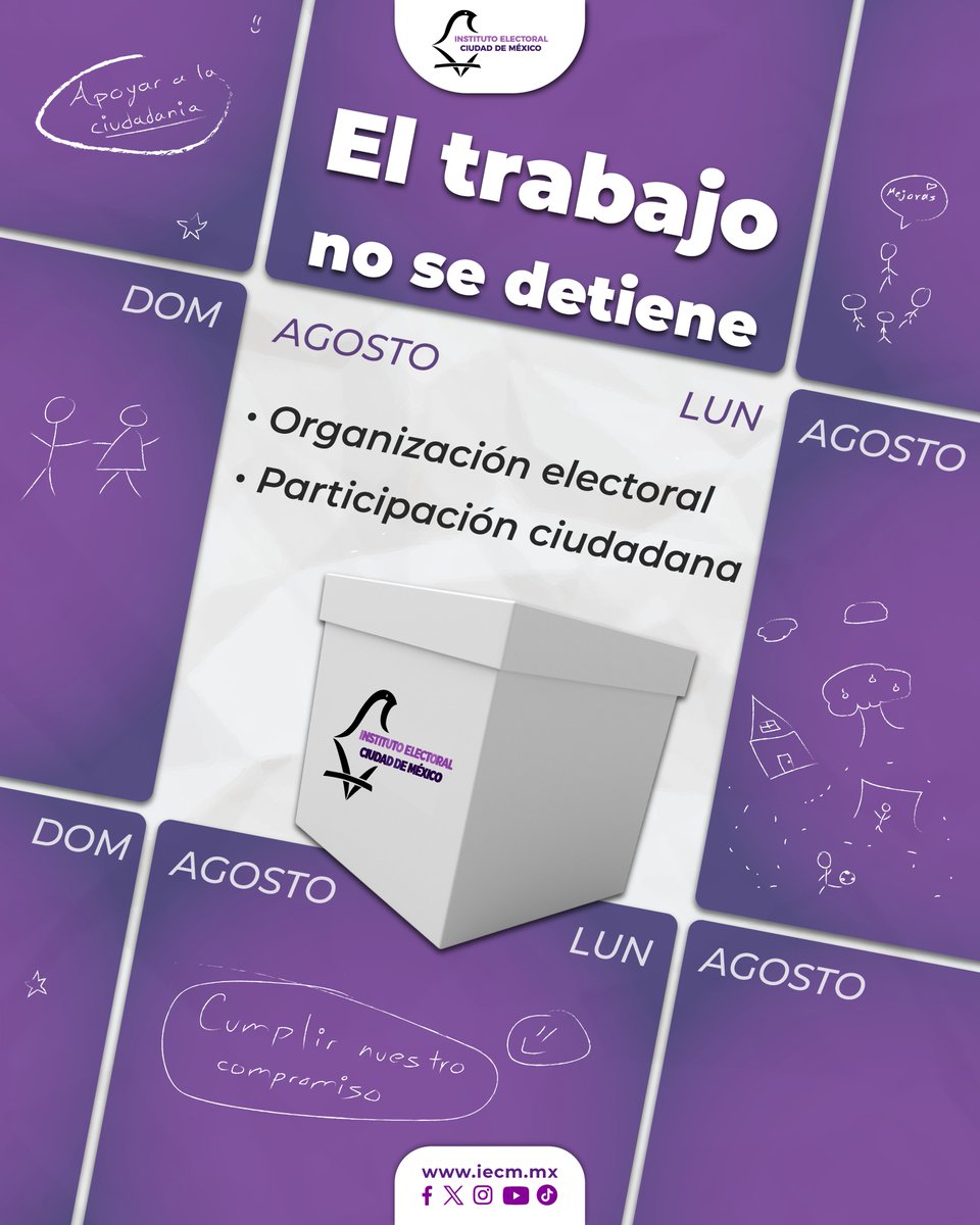 Distrito23IECM's tweet photo. Cada proceso electoral comienza mucho antes de la jornada de votación. El #IECM trabaja todos los días en actividades de organización, capacitación y promoción de la participación ciudadana. https://t.co/OfpS8EQt3j