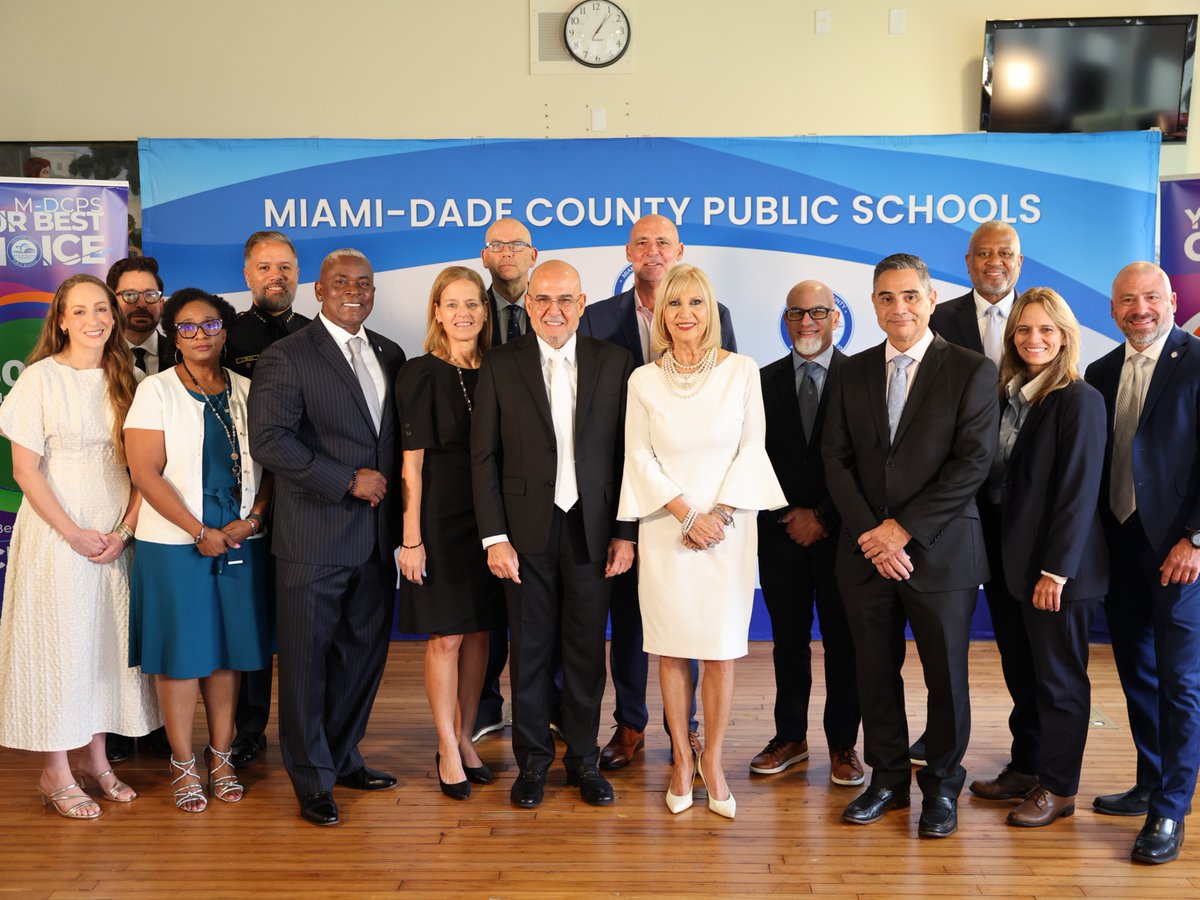 SuptDotres's tweet photo. As we prepare for the first day of school on Thursday, Aug 13, I was proud to celebrate all the accomplishments of @MDCPS. For more back-to-school info, visit: https://t.co/p6qIx13qXc! #YourBestChoiceMDCPS https://t.co/TGUA2v9ic3