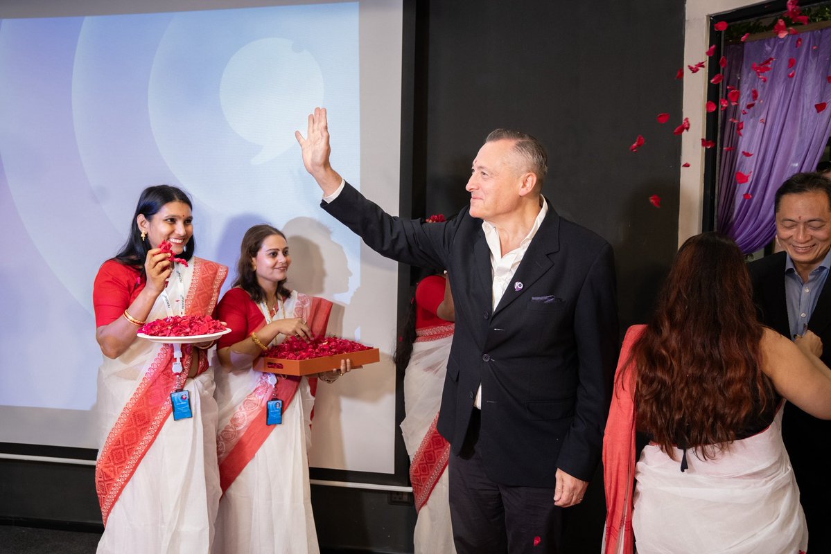 RezolveAi's tweet photo. A wonderful warm welcome across Rezolve’s three headquarters in India as CEO Daniel Wagner, Group CTO Sauvik Banerjjee, and COFO Arthur Yao visited Hyderabad, Pune, and Kolkata.

Rezolve Ai’s position is differentiated by its 550-person India-based innovation and delivery engine and its strategic partnerships with Microsoft, Google and TCS, connecting proprietary agentic-commerce technology developed and deployed in India with global cloud and enterprise reach.

#RezolveAi #RezolveIndia #AgenticAI #EnterpriseAI $RZLV