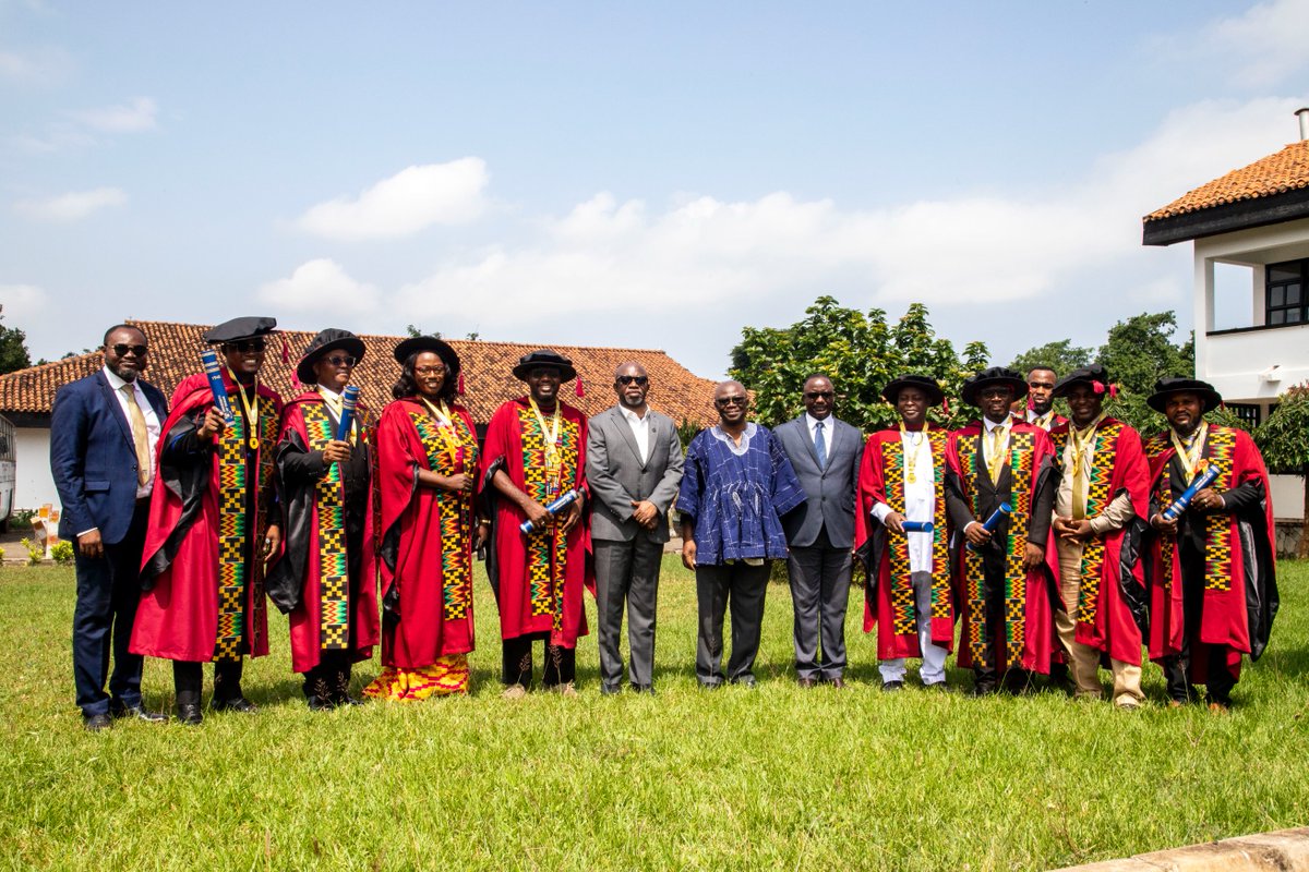 UnivofGh's tweet photo. Ten doctoral scholars supported by the Lisa Maskell Fellowship have graduated with Doctor of Philosophy (PhD) degrees during the July 2026 Congregation Ceremonies.
Read more: https://t.co/hW7ateLwdP
#UGCongregation2026 https://t.co/Pnvp98CxLp