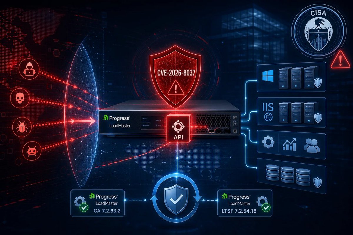 windowsforum's tweet photo. 🚨 CISA flagged an actively exploited LoadMaster command-injection flaw. If the API is exposed, patch now—“we’ll get to it” is not a security strategy.
https://t.co/Xr3cnW8f20
#CommandInjection #CisaKev #ProgressLoadmaster #Cve20268037 https://t.co/8Sx8wpjr9z