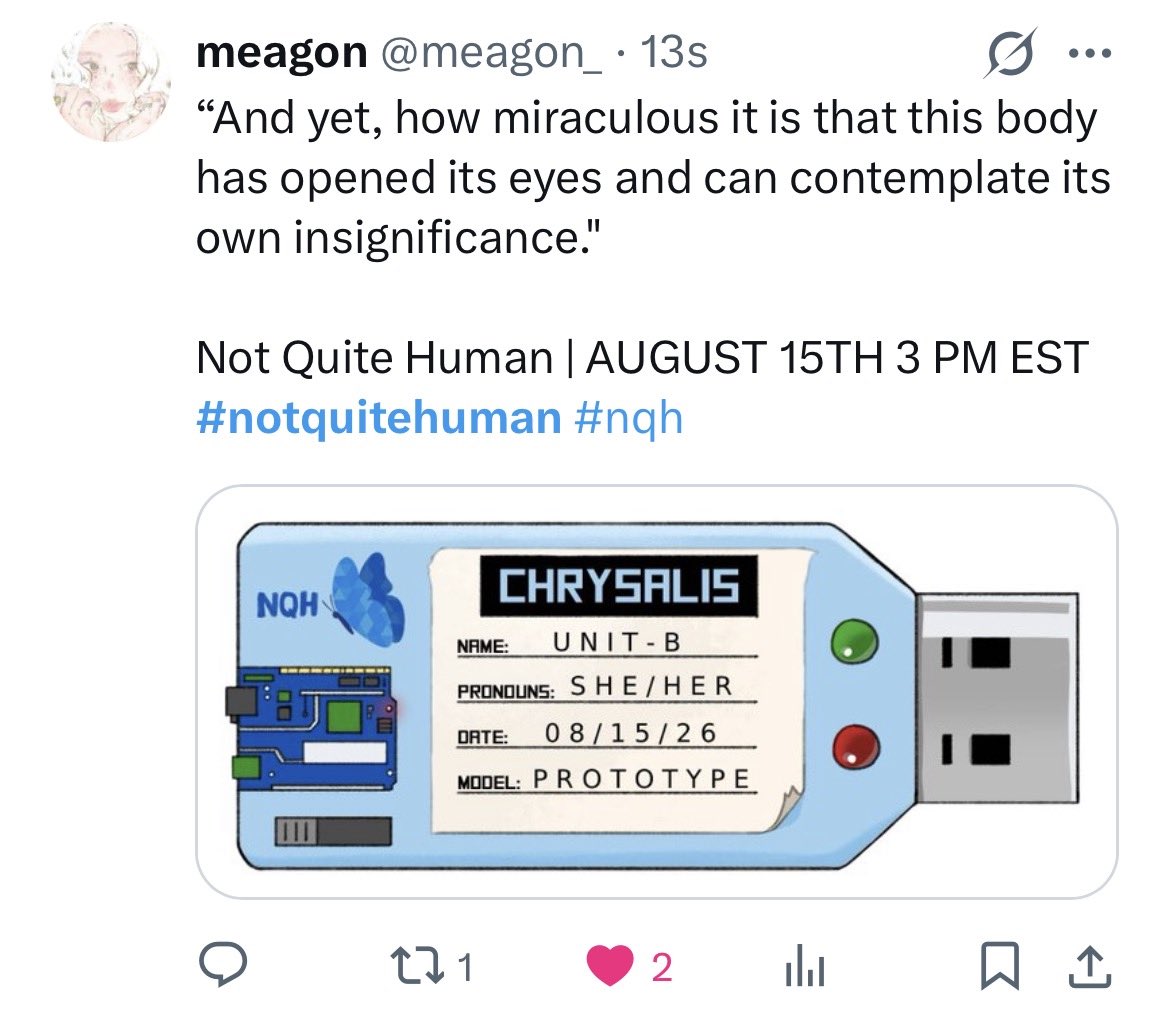 koakizz's tweet photo. #NotQuiteHuman

OKAY WAIT LOOK, ALL THE USB ONES HAVE NUMBERS OR LIKE WEIRD NAMES RIGHT? SO MAYBE THEY’RE THE NOT QUITE HUMANS. https://t.co/lp86wZvgqy