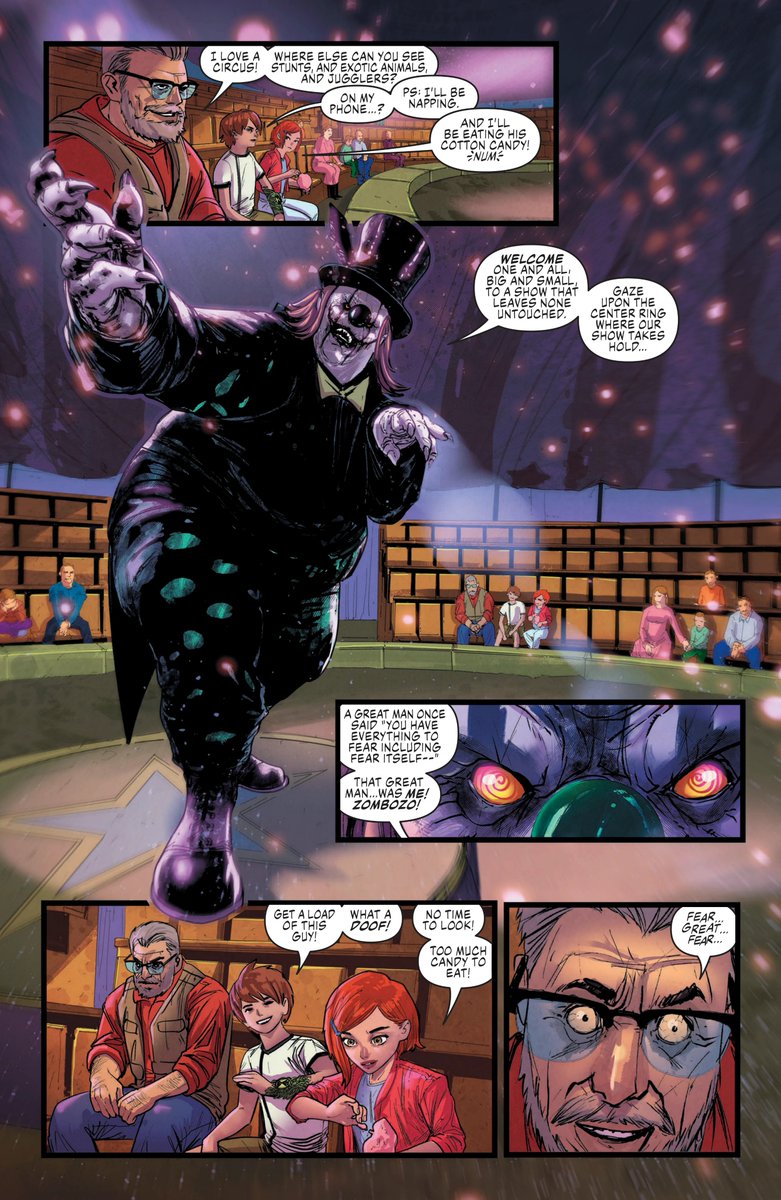 AuterG_512's tweet photo. How everyone feels about Zombozo's power change in comic.
In Classic Zombozo eats on laughter of people but They changed it in Omniverse and made his power to feed on fear and they are still carrying the Omniverse power change in comic.
#Ben10Chapter_04 https://t.co/RzTBUHlgy2
