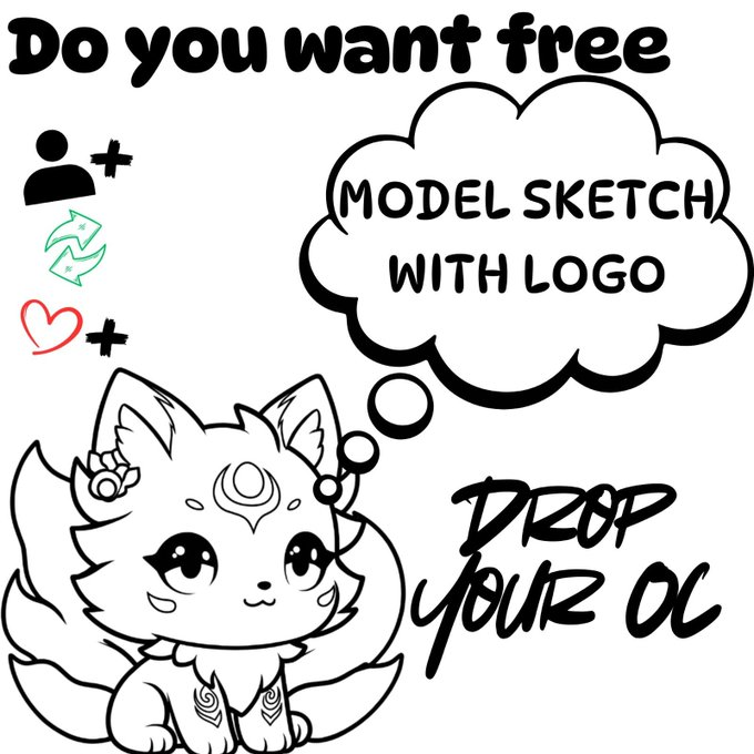 linakitty_Cat's tweet photo. Hey Friends!    

Turning your OCs into sketches!   

Follow + Like + Repost appreciated 
Artists Vtubers &amp; Gamers welcome  

Let see Who’s first? 🔥 

#OCs #FreeSketches #DigitalArt #CharacterDesign #ArtistOnTwitter #SketchDaily #GameOnline #Vtuber https://t.co/Ax70uOZCYM