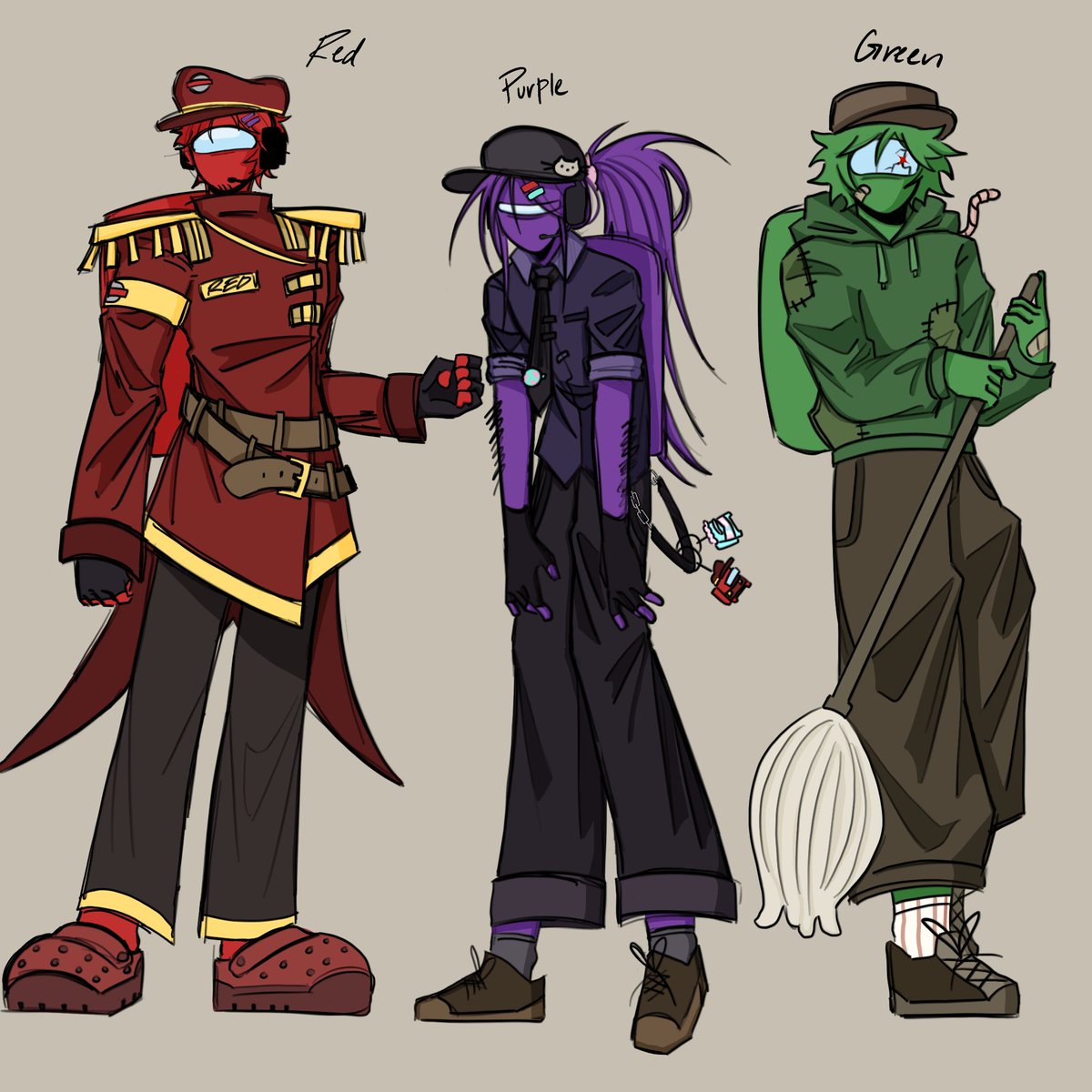 amberkitty42's tweet photo. My among us character designs (1/4) 
First batch
#amongus #amongusshow https://t.co/6dmUC3DsTB