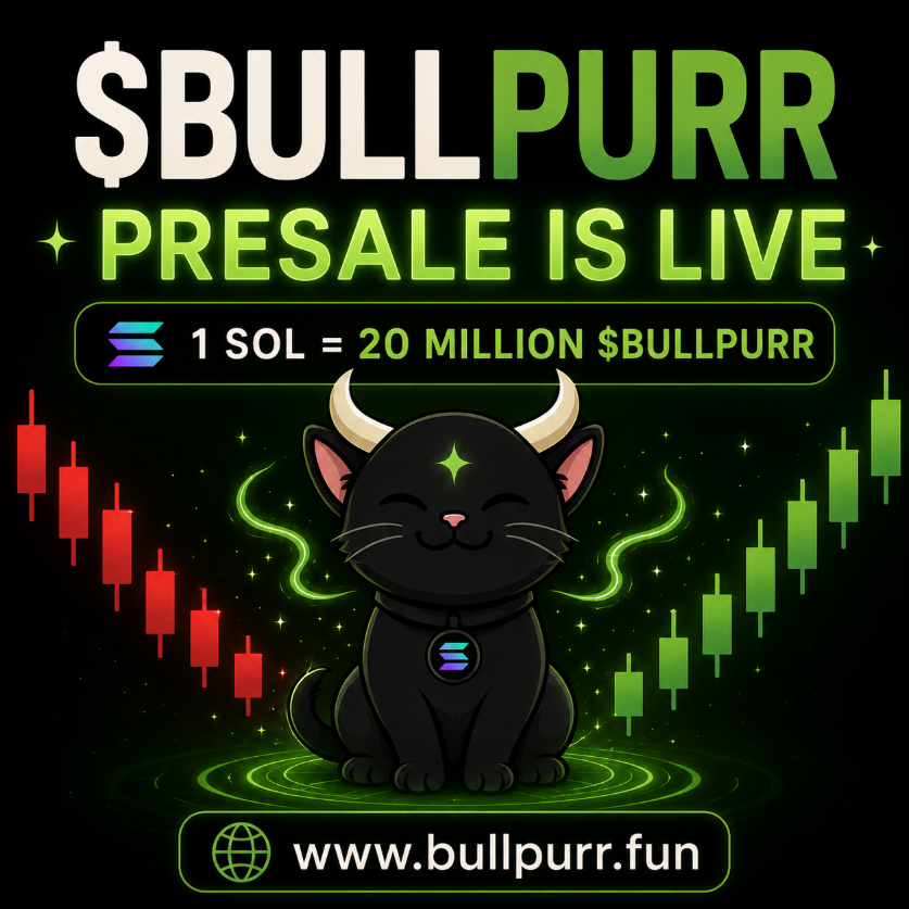 BULLPURR's tweet photo. $BULLPURR Presales is live
Visit https://t.co/azwBPOH7dd

Buy $BULLPURR ON X
Send Between 0.2 SOL and 10 SOL to :
8Xn6V7vxUFsF1rzn8ZG7faHuAg6bNNSPojpv7aDRTJsv

Max buy and secure enough token supply

1 SOL = 20,000,000 $BULLPURR (+100%)
5 SOL = 211,111,111 $BULLPURR (+322%)
10 SOL = 700,000,000 $BULLPURR (+600%)

You will receive your $BULLPURR after your purchase is confirmed.

Retweet & Drop your solana wallet for 100,000 $BULLPURR