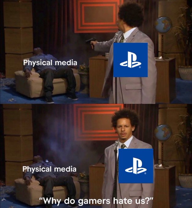 GothamAlchemist's tweet photo. @PlayStation Gonna introduce myself to your competitors who let me actually own my games https://t.co/U85fMi19ii