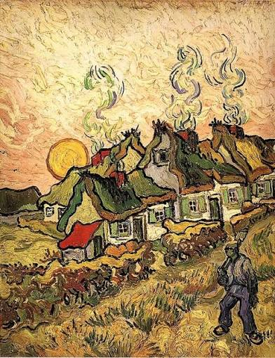 Makel_art's tweet photo. Chaumières au soleil : Réminiscence du Nord
Van Gogh - 1890 https://t.co/Y57La6jfpH