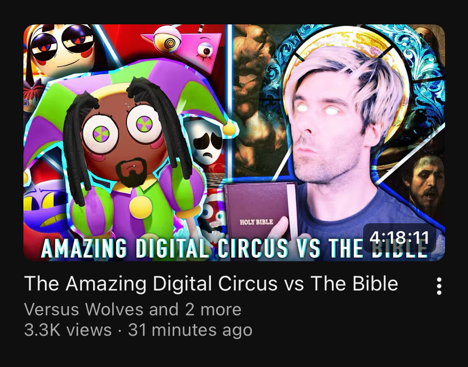 djongulous_j's tweet photo. Potentially the greatest title and thumbnail in youtube history https://t.co/oNXC6n6TOA