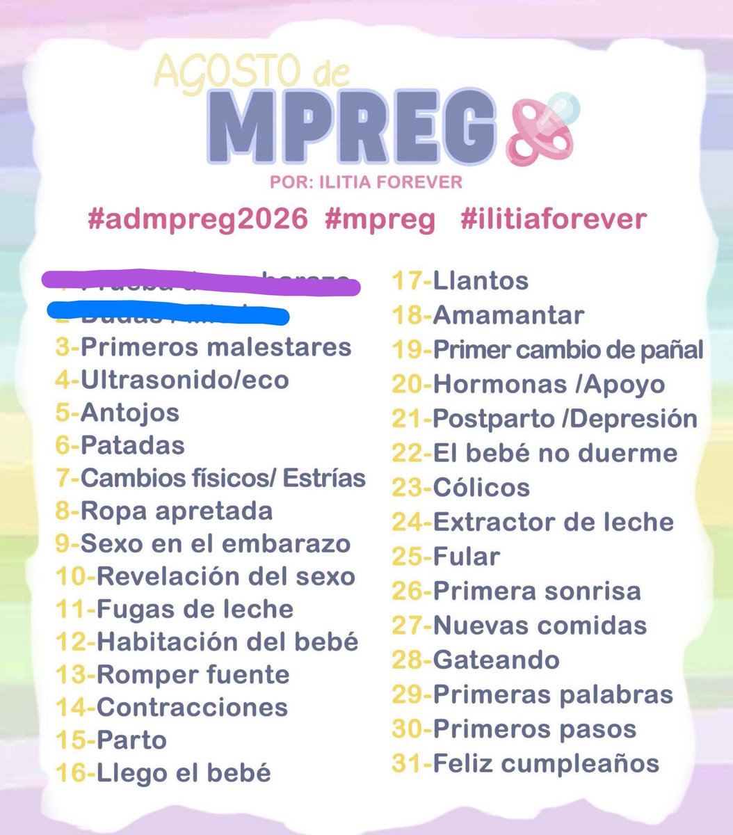 ney_miel18's tweet photo. Día 2: Dudas / Miedos
#ilitiaforever #admpreg2026 #MPreg #admpreg #Ren #Mihashi #BigWindup #OokikuFurikabutte #Abe #Takaya #abemiha #yaoi https://t.co/ygBdKXmkkt