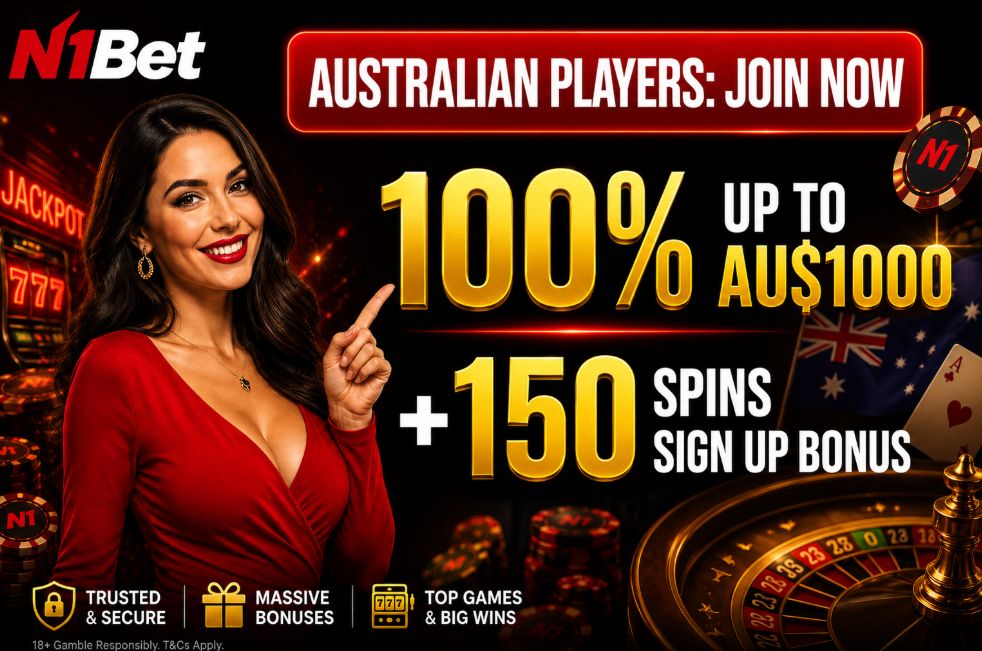 pokies_au's tweet photo. ๐ https://t.co/qZjo4pOKyP - Ready for a bigger bankroll? Join N1Bet Casino today and unlock an incredible Welcome Package! Up to โฌ/$5,000 Bonus Fast payouts Secure banking #N1Bet #CasinoBonus #WelcomeBonus #FreeSpins https://t.co/RHToZV7sEa