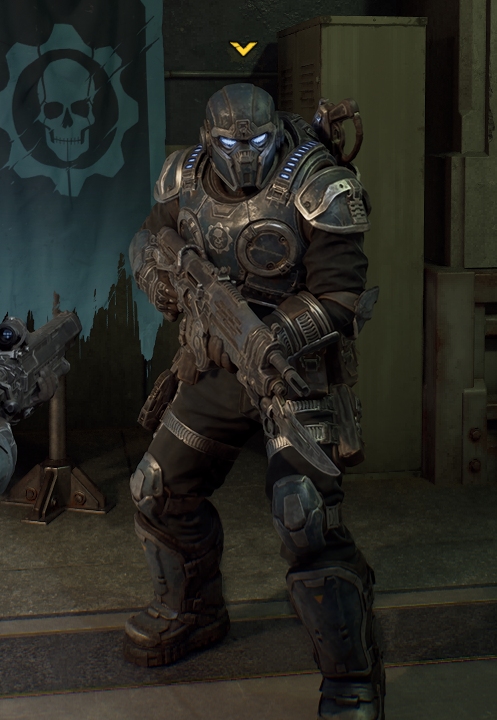 Sir_Hellscythe's tweet photo. I thought you could only be 1 character skin for the male and female Cog Soldier on Horde siege?

(im guessing this appears in versus too - haven't done that yet)

is this the devs in-game or a special skins to come?

(left is Cog Heavy, right is medic I think?)

@GearsofWar @Community_Gears @CoalitionGears