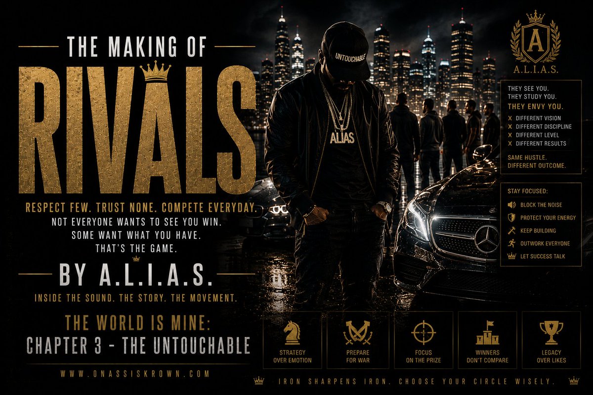 onassiskrown's tweet photo. The Making of “Rivals” by A.L.I.A.S.: A Cinematic Journey Through Ambition, Loyalty, and the Streets of Brazil
https://t.co/Dz5s3mZoJ8
#rivals #alias #hiphop https://t.co/w84YajOnQV