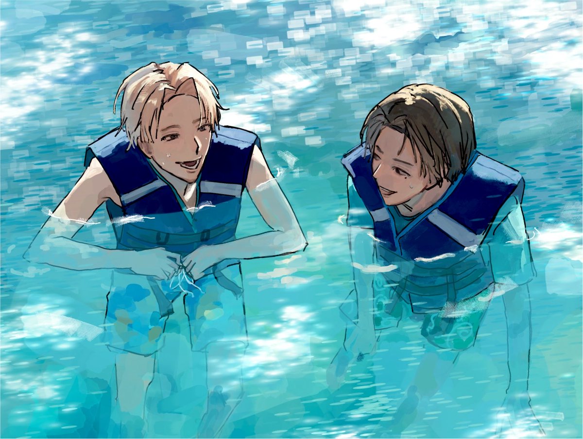 urrii_mgmg's tweet photo. 夏だ！海だ！
 #GON絵イム  #葉ちゅ絵 https://t.co/pz8GlKDjW0