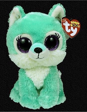 beanieoftheday's tweet photo. todays beanie boo of the day is jade ! She is exclusive to great wolf lodge https://t.co/YZatZOQHqj