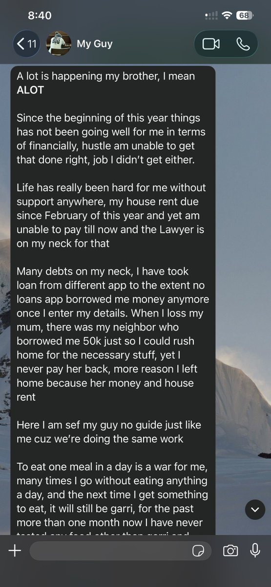 shola_jnr's tweet photo. So sad seeing this like this happening to a close friend when I’ve tried my best to help and I didn’t have much to give out this time. 

Bro is 30 with a BSC https://t.co/QmnDFL5IMZ