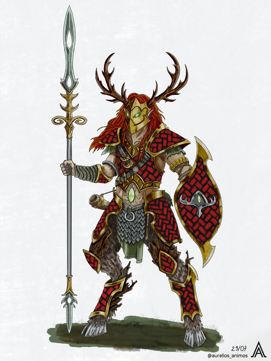 Aurelios_Animos's tweet photo. El'Ranok from Old-Bark, a Kurnoth Hunter-priest, a character I drew for my latest Soulbound RPG session.
#warhammer #ageofsigmar #aos #warhammerart #soulbound #rpg #digitalart https://t.co/E2VFBrfzf6