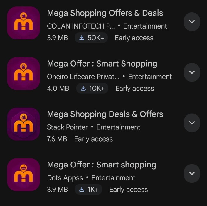 0x_A124's tweet photo. 🚨 This is a serious fraud.
Fake "Meesho" shopping apps are running ads on YouTube and are available on Google Play. Users are lured with huge discounts, pay via UPI, and get scammed.
How are these apps still live?
@GooglePlay @GoogleAds @Meesho_Official https://t.co/ZYZJees98o