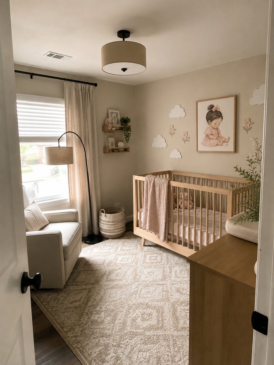 MarceV654627's tweet photo. @TXPLAYSX My baby gir'sl nursery https://t.co/vQI9yXWGPF