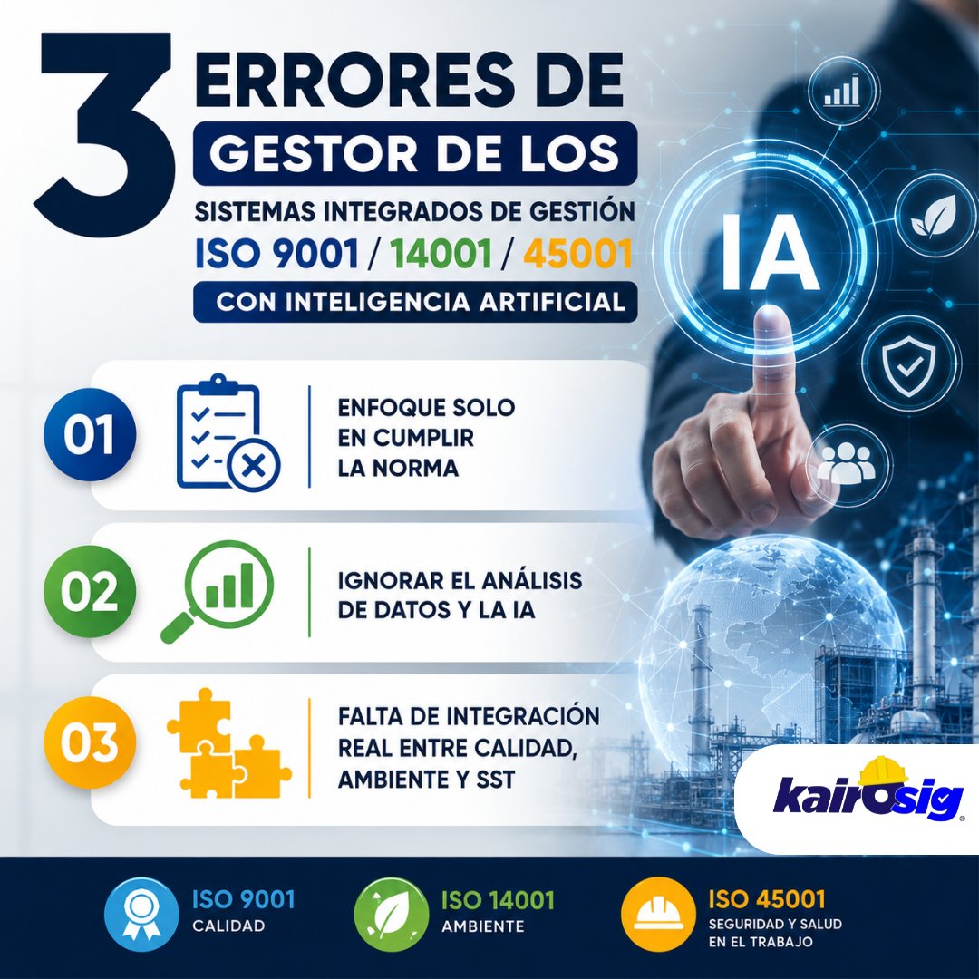 KairoSig's tweet photo. 🚨 3 errores que todo Gestor de Sistemas Integrados debe evitar:
🔔 Sigue nuestro canal:
https://t.co/0J2ShmJ1pJ
📲 Más información:
https://t.co/LA3E3JvR4I
📞 Contáctanos: +593 96 422 1339
✨ KAIROSIG
#KAIROSIG #ISO #InteligenciaArtificial #SistemasIntegrados #Gestión https://t.co/EEZanbA4Es