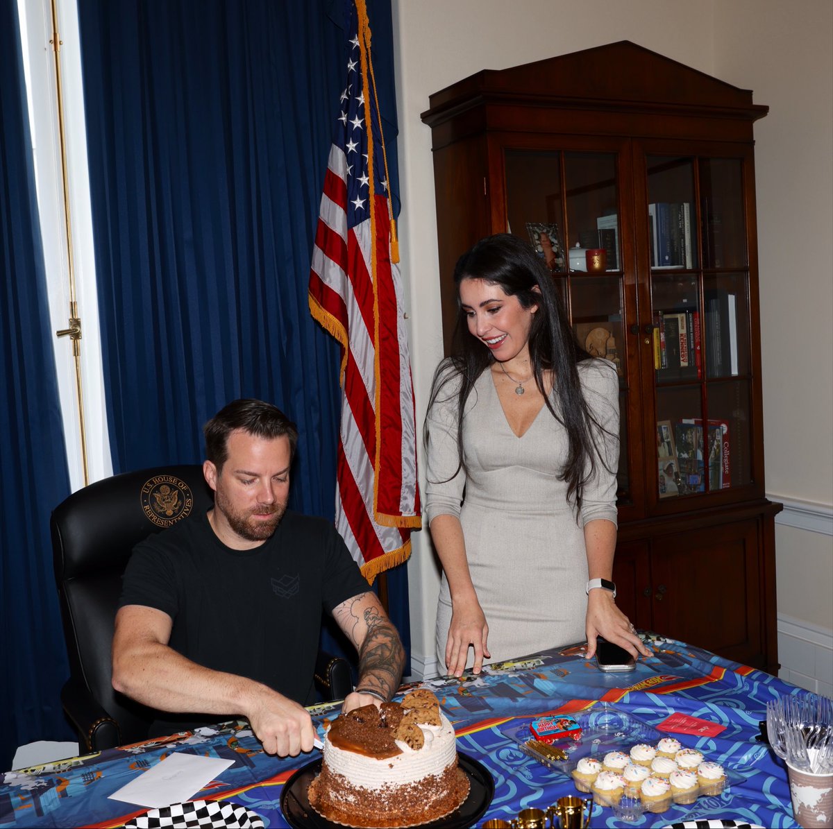 RepLuna's tweet photo. Every year on Purple Heart Day I am reminded of my favorite person, my husband Andy, and the day I learned he had been shot in combat. All these years later and we just celebrated his birthday. I’m so grateful for my husband and all our veterans who have received a Purple Heart. https://t.co/QxTLdQSxZe