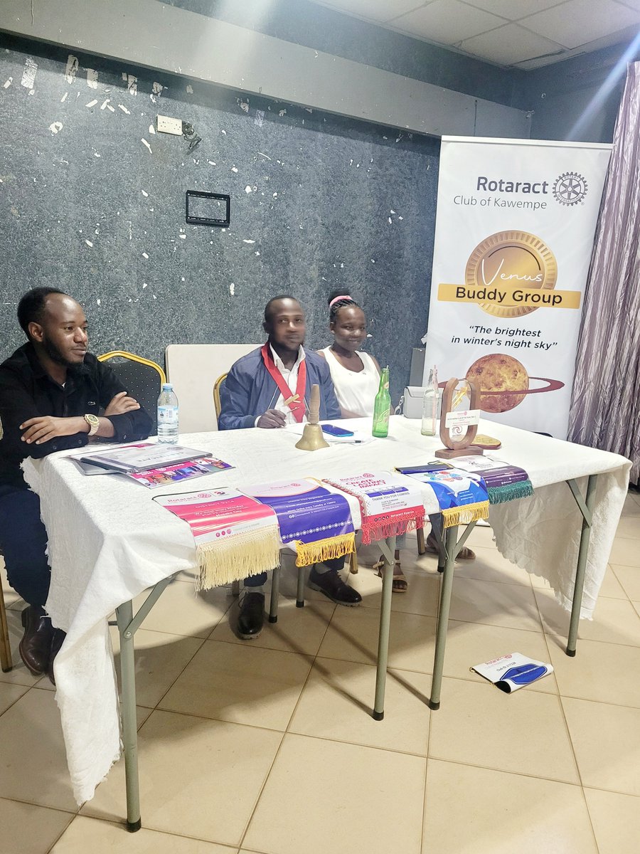 RctKawempe's tweet photo. What a successful evening!
A big thank you to ADRR Turibamwe Elvin for an inspiring session on building stronger club membership, and to everyone who joined us at Twintower Hotel. #RotaractKawempe #CreatingLastingImpact https://t.co/NtkPSJOcDF