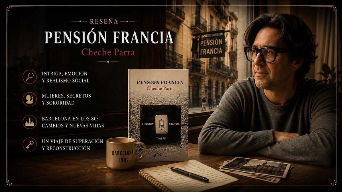 MuNdO_AsPiE's tweet photo. La Barcelona de finales de los años ochenta, inmersa en un profundo proceso de transformación, sirve de escenario para Pensión Francia, la primera novela de Cheche Parra, publicada por NPQ Editores.
#PensiónFrancia #ChecheParra #NPQEditores #NovelaNegra https://t.co/K2Tu6RqCF0