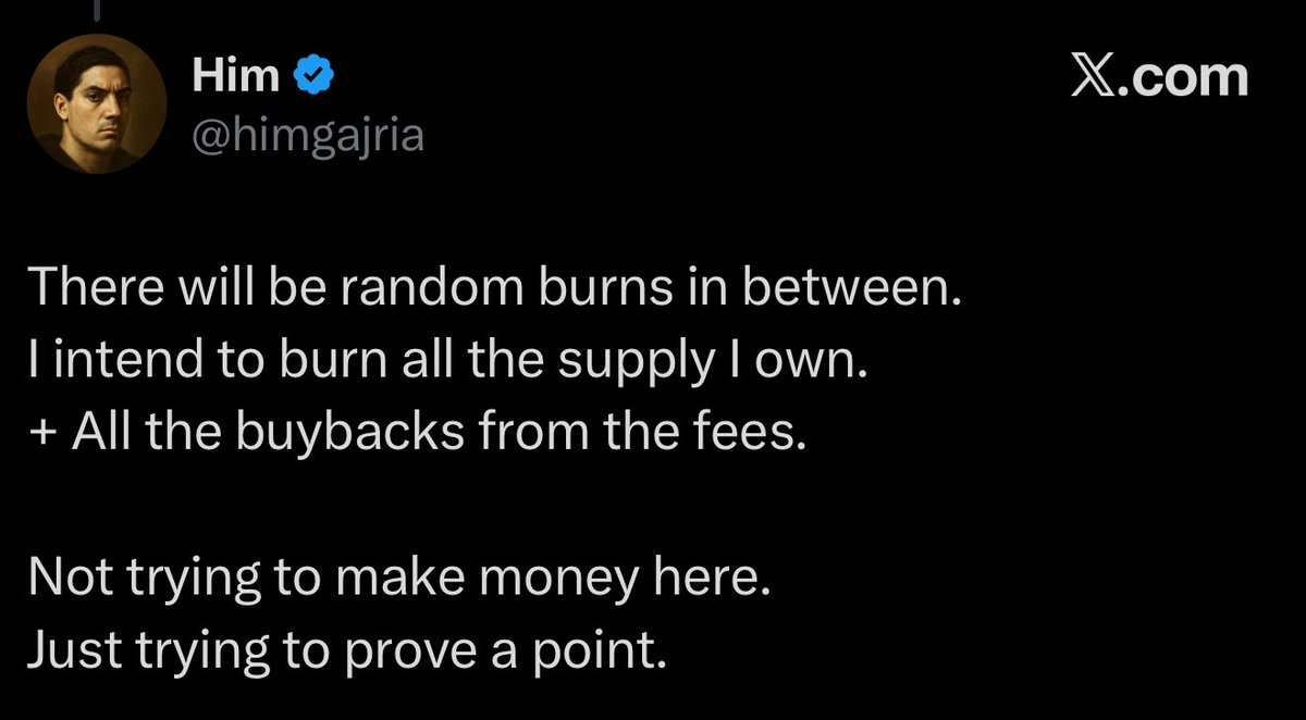 al_cal_el's tweet photo. 20% has been burnt forever. From remaining 80% of supply 90% is held by wallets down over 80% and holding since 6months (token launch date).

We’ll see ourselves over billions.

5/ https://t.co/QfEi2CrDF5