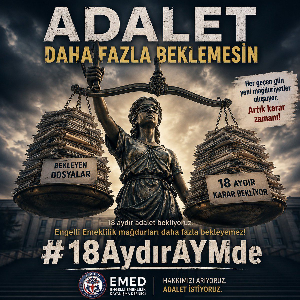 oz_hankaya's tweet photo. Eşit yaşam, adil gelecek! Engelli bireylerin emeklilik hakkı ertelenemez bir haktır. Engelli Emeklilik #18AydırAYMdeEşit yaşam, adil gelecek! Engelli bireylerin emeklilik hakkı ertelenemez bir haktır. Engelli Emeklilik #18AydırAYMde https://t.co/fA4JUKulmC