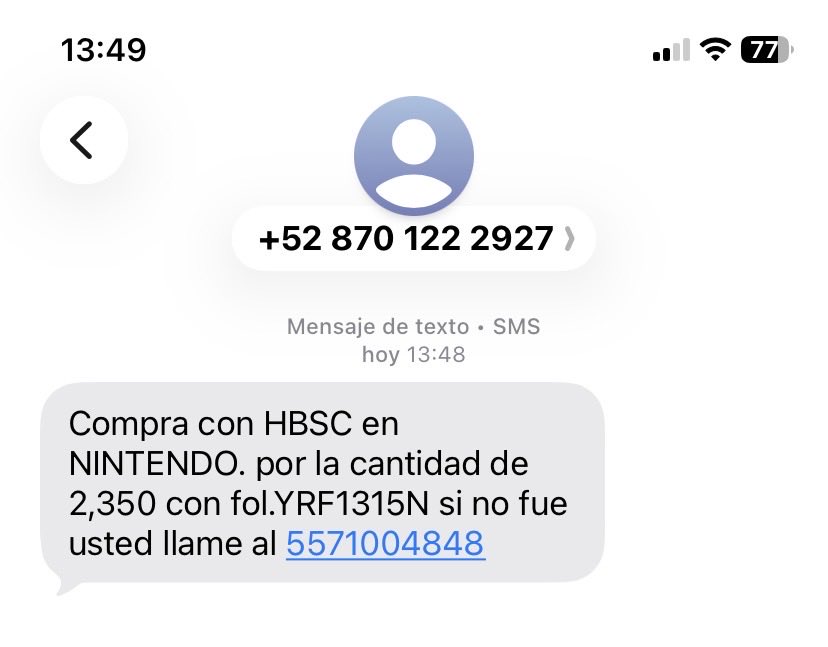 A_Luna_Ortega's tweet photo. @HSBC_MX @NintendoAmerica  &amp; @FGRMexico Otro mensaje https://t.co/1DPjdVWe8e