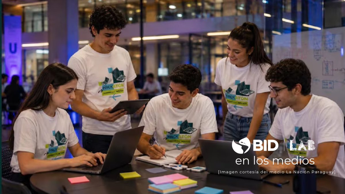 IDB_Lab's tweet photo. ¿Cómo aprende la #InteligenciaArtificial un nuevo idioma?
 
Con el apoyo de @IDB_Lab, #Jóvenes desarrolladores y especialistas participarán en el #Hackathon #GuaraniTECH2026 para crear uno de los primeros conjuntos de datos sintéticos en guaraní, contribuyendo al desarrollo de futuras #HerramientasDigitales.
 
Lee la nota de @LaNacionPy: 🔗https://t.co/07Ma3Mfs4X
