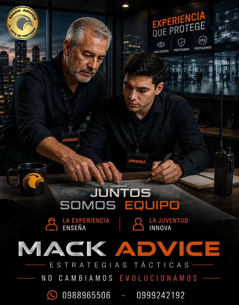 mack_advice's tweet photo. La experiencia no envejece a un equipo. Lo hace más inteligente.

Cuando la experiencia enseña y la juventud aprende, ambos crecen.

En seguridad no se trata de competir por quién sabe más. Se trata de compartir lo aprendido, construir juntos y proteger mejor. https://t.co/hzC91JtbIc