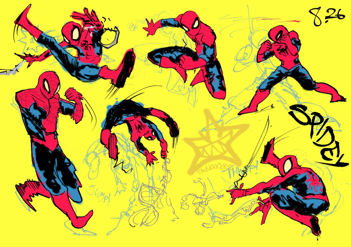 sixnoodles's tweet photo. SPIDERMAN IN MY STYLE! #Spiderman https://t.co/BfzBpi24X9