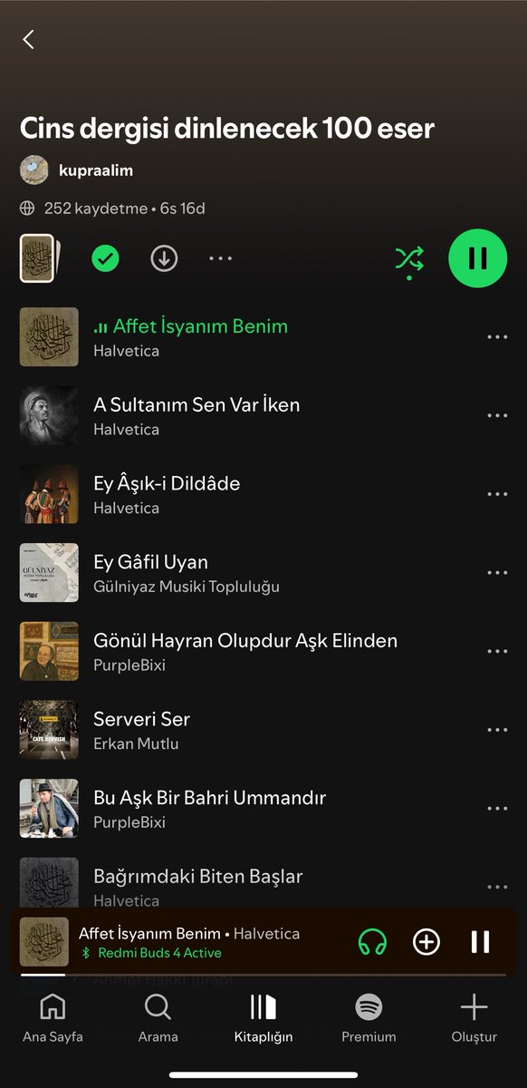 crnakts's tweet photo. Yeni yol arkadaşım olacak, yürüyüşlerime eşlik edecek o liste ✨ @kupraalim https://t.co/7fBmOp95a0