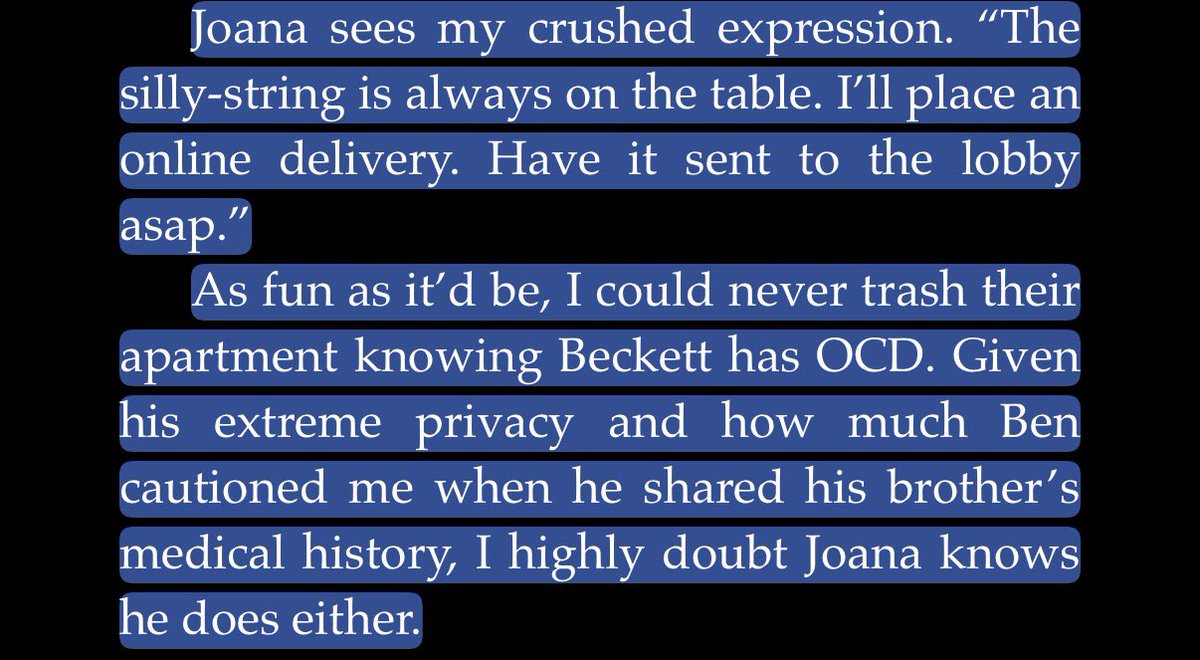Ughh224's tweet photo. rereading burn bright and noticed Joanna kept her silly string promise https://t.co/e4tjuywISk